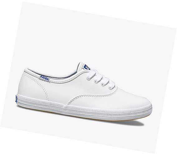 Keds Big Kid Champion CVO Tenisky Detske Biele | WSKEAG-024