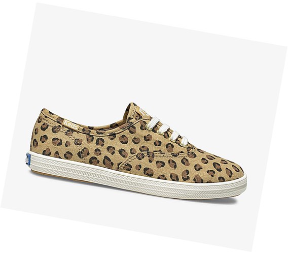 Keds Big Kid Champion Spring Tenisky Detske Leopardie | GVJLMX-967
