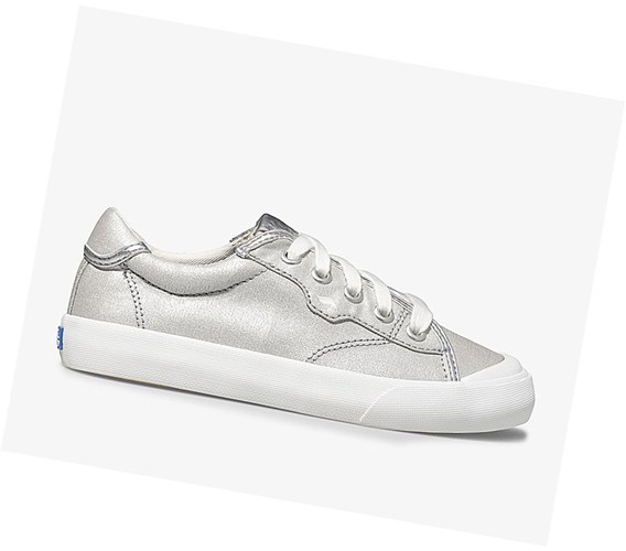 Keds Big Kid Crew Kick '75 Spring Tenisky Detske Strieborne | QNBDYO-972