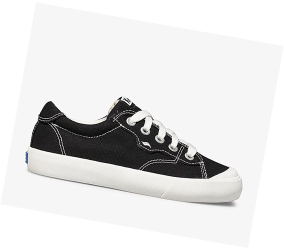 Keds Big Kid Crew Kick '75 Tenisky Detske Čierne | SXAVID-912
