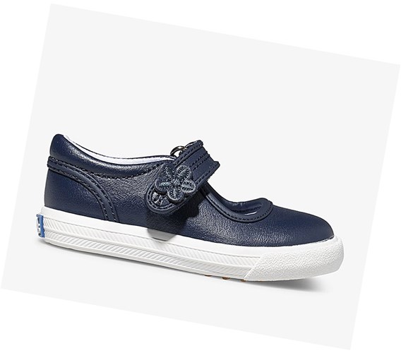 Keds Big Kid Ella Mary Janes Topanky Mary Janes Detske Námornícka Modrá | YLNTPS-760