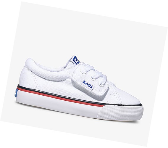 Keds Big Kid Jump Kick Jr. Platene Tenisky Detske Biele | SAQTPM-801