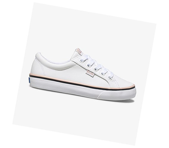 Keds Big Kid Jump Kick Tenisky Detske Biele | RJBUWQ-590