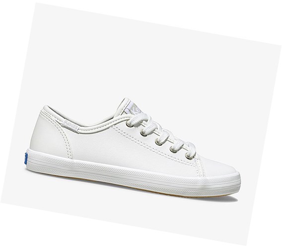 Keds Big Kid Kickstart Core Casual Obuv Detske Biele | ZHMELX-604