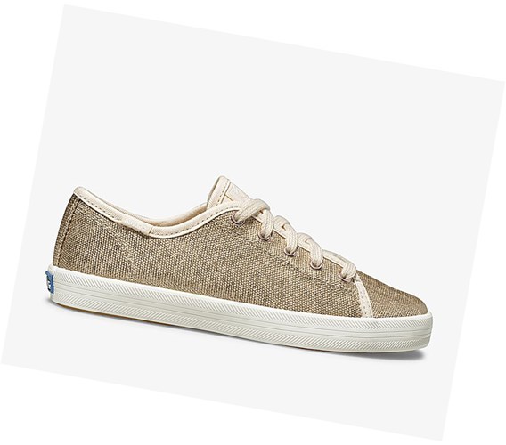 Keds Big Kid Kickstart Fall Core Tenisky Detske Ruzove Zlate | EKDQBP-972
