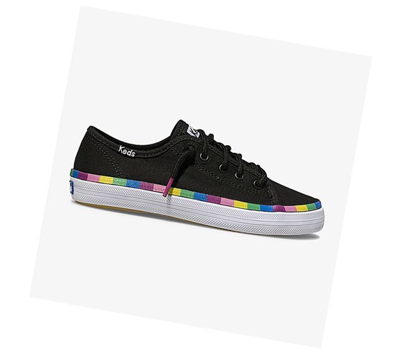 Keds Big Kid Kickstart Fall Tenisky Detske Čierne Viacfarebný | HTZMXQ-092