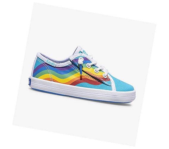 Keds Big Kid PWR GRL Kickstart Jr Casual Obuv Detske Modre Viacfarebný | TZSQML-895