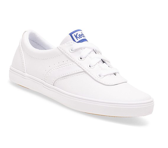 Keds Big Kid Riley Tenisky Detske Biele | HMUCNZ-651