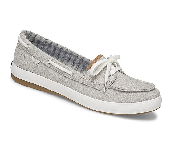 Keds Charter Chambray Slip On Tenisky Damske Siva | IEHMNF-982