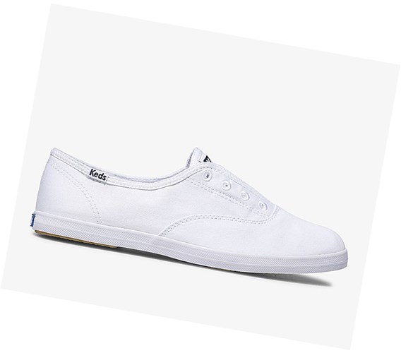 Keds Chillax Basics Slip On Tenisky Damske Biele | XSBQEV-936