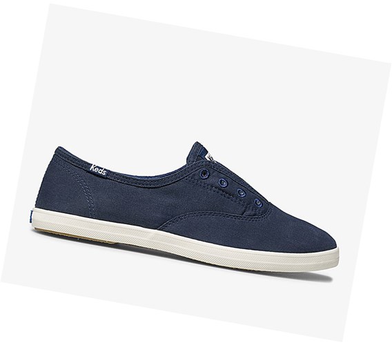 Keds Chillax Seasonal Washable Slip On Tenisky Damske Modre | DZJNGQ-793