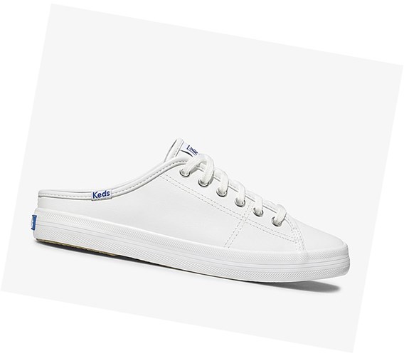 Keds Kickstart Mule Core Kozene Slip On Tenisky Damske Biele | FQDPBK-183