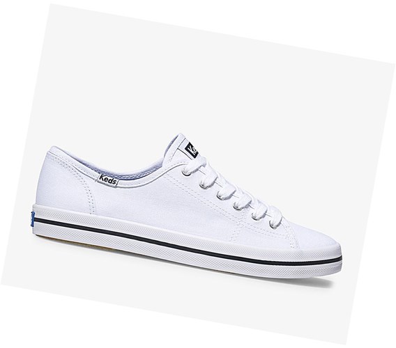 Keds Kickstart Snurovacie Topanky Damske Biele | ADTMQK-504