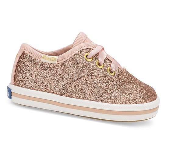 Keds Little Kid Wedding Casual Obuv Damske Ruzove Zlate | EHNMKP-816