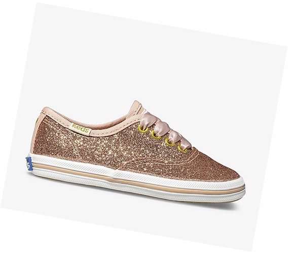 Keds Little Kid Wedding Casual Obuv Damske Ruzove Zlate | PIHRBE-451