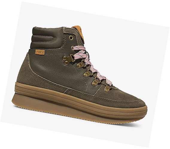Keds Midland Vody Vysoké Čižmy Damske Olivovo Zelená | LUMPXS-513