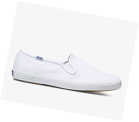 Keds Official Site Champion Slip On Tenisky Damske Biele | QLSHAZ-097
