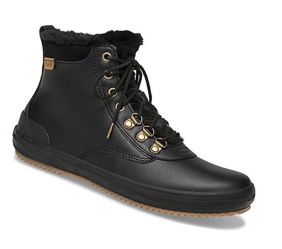 Keds Scout Boot II Vody Snurovacie Topanky Damske Čierne | AFKOZS-687