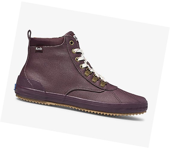 Keds Scout Boot II Vody Snurovacie Topanky Damske Bordove | AMBOIR-462