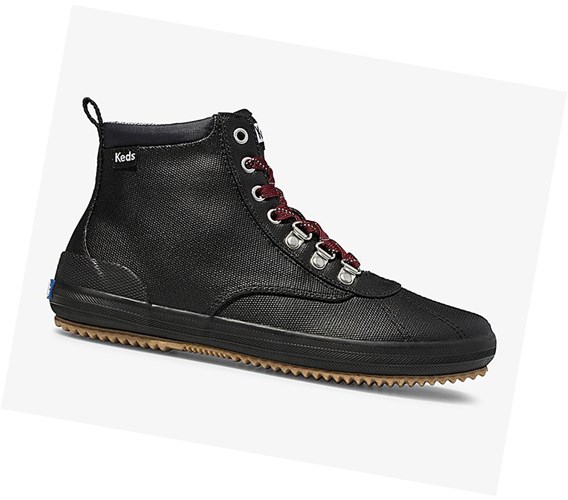 Keds Scout Boot II Vody Snurovacie Topanky Damske Čierne | AUFHIW-294
