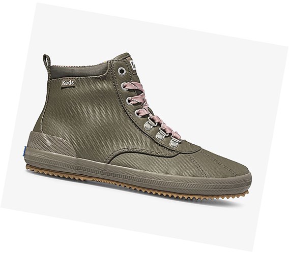 Keds Scout Boot II Vody Vysoké Čižmy Damske Olivovo Zelená | EIODSH-891