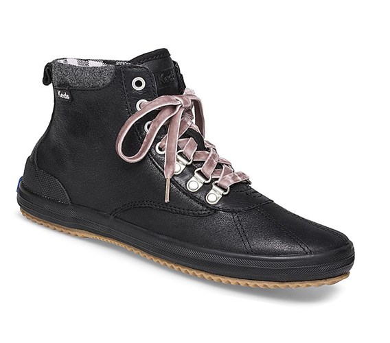 Keds Scout Vody Vysoké Čižmy Damske Čierne | AUOVJX-175