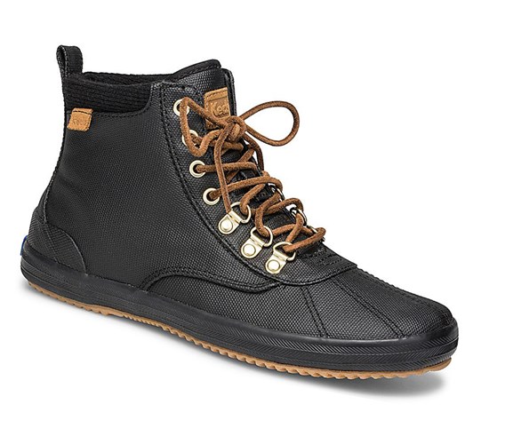 Keds Scout Vody Vysoké Čižmy Damske Čierne | RQLWIY-703