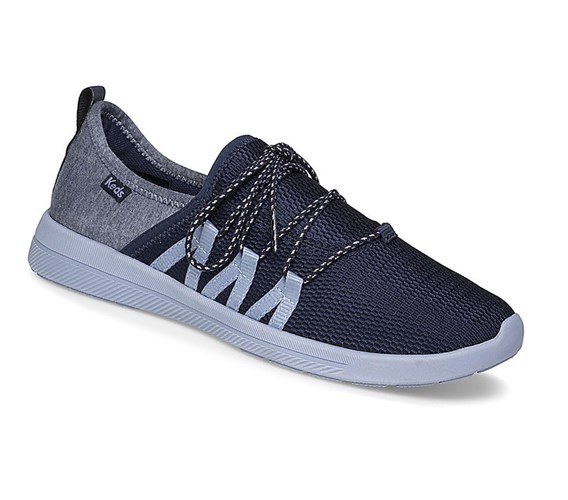 Keds Studio Lively Shimmer Mesh Athleisure Slip On Tenisky Damske Námornícka Modrá | PONFTY-094