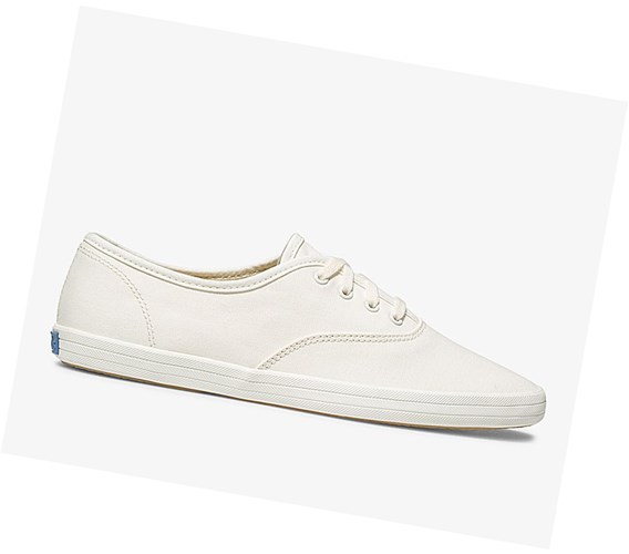 Keds Vintage Champion Platene Snurovacie Topanky Damske Biele | LMGDHT-286
