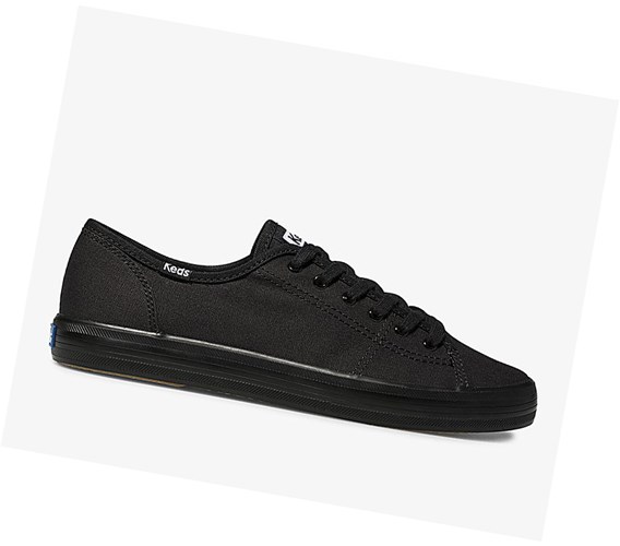 Keds Washable Kickstart Snurovacie Topanky Damske Čierne | CXHMUK-950