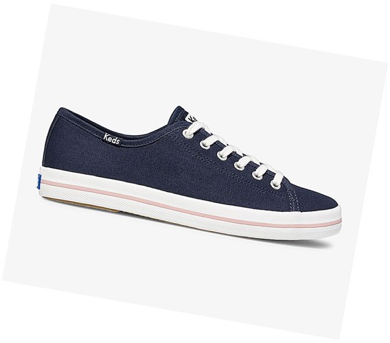 Keds Washable Kickstart Snurovacie Topanky Damske Námornícka Modrá | UDAWZG-296