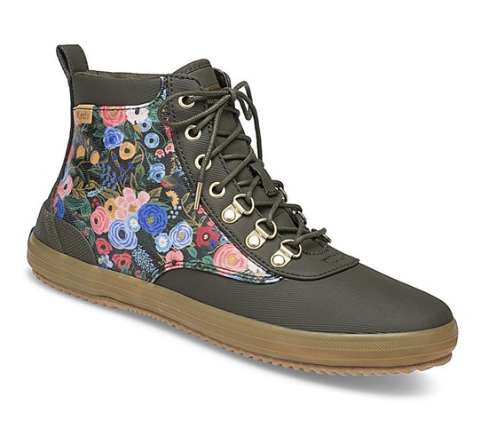 Keds x Rifle Paper Co. Scout Vody Vysoké Čižmy Damske Zelene | HWRLEU-301