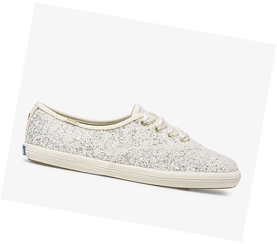Keds x kate spade new york Champion Glitter Wedding Tenisky Damske Krém | WRABQG-902