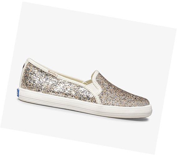 Keds x kate spade new york Double Decker Metallic Glitter Wedding Casual Obuv Damske Viacfarebný | LKIASF-615