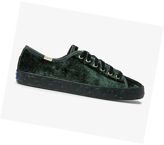 Keds x kate spade new york Kickstart Logo Foxing Snurovacie Topanky Damske Zelene | MANPWX-902